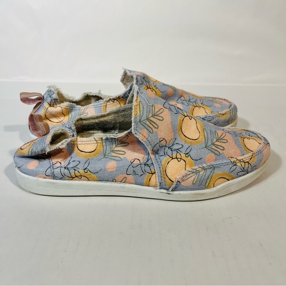 Vionic Beach Malibu Slip On Sneaker Blue Haze Orange Grove Size 8 - Picture 2 of 10